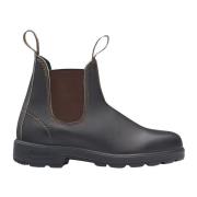 Stout Bruin Leren Laarzen Blundstone , Black , Heren