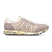 Beige Sneakers Lucy Model Suède Premiata , Multicolor , Heren