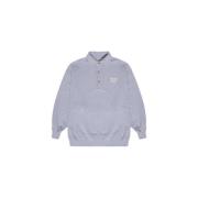 Oversized Polo met TNS Borduursel The New Society , Gray , Dames