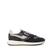 Lage Sneakers Wit/Zwart Autry , Black , Heren