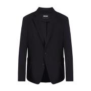 Elegante Zwarte Americana Blazer Boss , Black , Heren