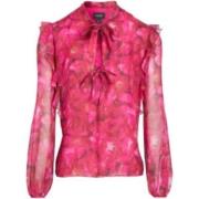 Zijden blouse met strik Giambattista Valli , Pink , Dames