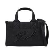 Korrelige Tote Tas Verhoog Stijl Modern Karl Lagerfeld , Black , Dames