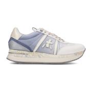 Blauw Wit Sneaker Conny Model Premiata , Multicolor , Dames