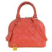 Pre-owned Leather louis-vuitton-bags Louis Vuitton Vintage , Red , Dam...