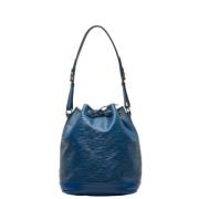 Pre-owned Leather louis-vuitton-bags Louis Vuitton Vintage , Blue , Da...