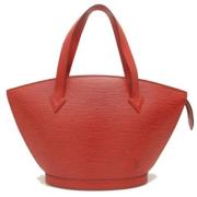 Pre-owned Leather louis-vuitton-bags Louis Vuitton Vintage , Red , Dam...