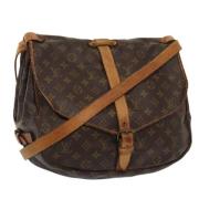 Pre-owned Canvas louis-vuitton-bags Louis Vuitton Vintage , Brown , Da...