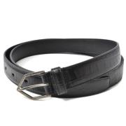 Pre-owned Leather belts Yves Saint Laurent Vintage , Black , Heren