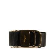 Pre-owned Canvas belts Salvatore Ferragamo Pre-owned , Brown , Dames