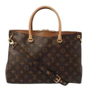 Pre-owned Canvas louis-vuitton-bags Louis Vuitton Vintage , Brown , Da...