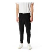 Tapered Fit Chino Broek Drykorn , Black , Heren