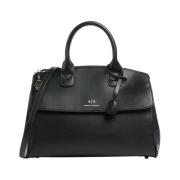 Zwarte Shopper Bag Armani Exchange , Black , Dames