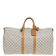 Pre-owned Canvas louis-vuitton-bags Louis Vuitton Vintage , White , Da...