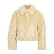 Beige Jassen Aw24 Stand Studio , Beige , Dames