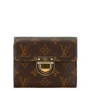 Pre-owned Canvas wallets Louis Vuitton Vintage , Brown , Dames