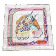 Pre-owned Canvas scarves Hermès Vintage , Multicolor , Dames