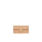 Beige Interlocking Portemonnee Gucci , Beige , Dames