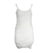 Elegante witte tankjurk met ritsaccent Guess , White , Dames