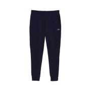 Blauwe Slim Fit Broek Lacoste , Blue , Heren