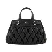 Stijlvolle zwarte tassen Armani Exchange , Black , Dames