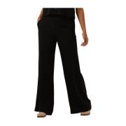 Wijde Hoge Taille Broek Moss Copenhagen , Black , Dames