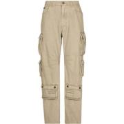 Beige Cargo Broek Dolce & Gabbana , Beige , Heren