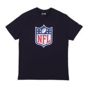 NFL Shield Logo Tee Navy/Wit New Era , Blue , Heren