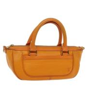 Pre-owned Leather louis-vuitton-bags Louis Vuitton Vintage , Yellow , ...