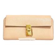 Pre-owned Leather wallets Chloé Pre-owned , Pink , Dames