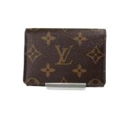 Pre-owned Canvas wallets Louis Vuitton Vintage , Brown , Dames