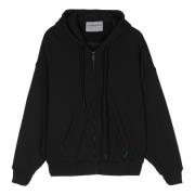 Zwarte Zip Hoodie Cotton Citizen , Black , Dames