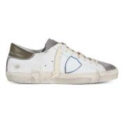 Vintage Leren Sneakers Philippe Model , White , Heren