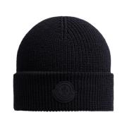 Stijlvolle Wintermuts voor Mannen Moncler , Black , Dames