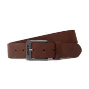 Leren herenriem Regular Fit Levi's , Brown , Heren