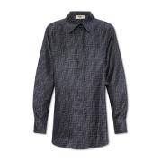 Zijden shirt Fendi , Gray , Dames