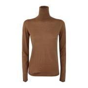 Kameel Turtle Neck Sweater Max Mara , Brown , Dames