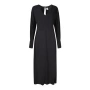 Zwarte Midi Jurk met Kant Paul Smith , Black , Dames