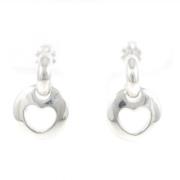 Pre-owned Metal earrings Tiffany & Co. Pre-owned , Gray , Dames