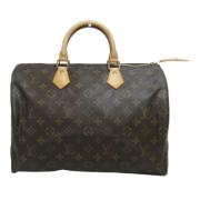 Pre-owned Canvas louis-vuitton-bags Louis Vuitton Vintage , Brown , Da...