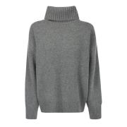 Oversized Sweater CO Xtra Style Extreme Cashmere , Gray , Dames