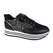 Stijlvolle Sneakers Upgrade Collectie Nerogiardini , Black , Dames