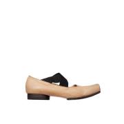 Leren Ballerina Schoenen UMA Wang , Beige , Dames