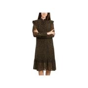 Dag Midi -jurk By Herenne Birger , Brown , Dames