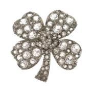 Pre-owned Metal brooches Chanel Vintage , Gray , Dames