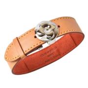 Pre-owned Leather bracelets Louis Vuitton Vintage , Brown , Dames