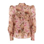 Illustratie Linnen Blend Blouse Zimmermann , Multicolor , Dames