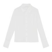 Zachte Viscose Blouse Patrizia Pepe , White , Dames