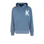 Blauwe Lucky Tiger Hoodie Sweater Kenzo , Blue , Heren