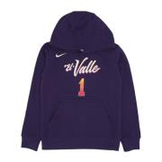 Devin Booker NBA Club Hoodie Nike , Purple , Heren